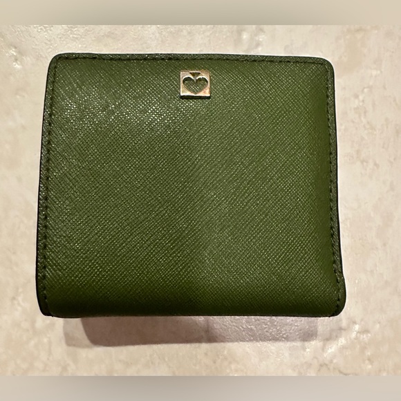 KATE SPADE GREEN CROSSBODY BAG & WALLET - Picture 9 of 12